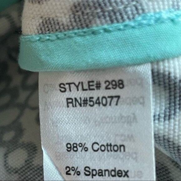 CAbi · Size 4  · Du Jour Blazer · Cotton Stretch Circle Print · Black White - Picture 6 of 7